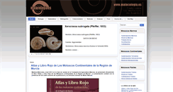 Desktop Screenshot of malacologia.es